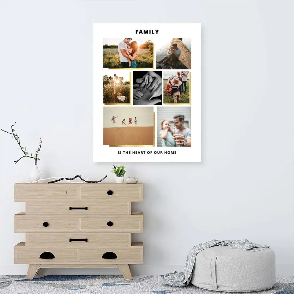 Tablou Personalizat cu 7 Poze - Family